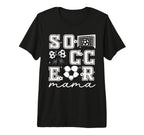 Soccer Mama Coquette Bow Funny Soccer T-Shirt - Novelty Apparel Unisex