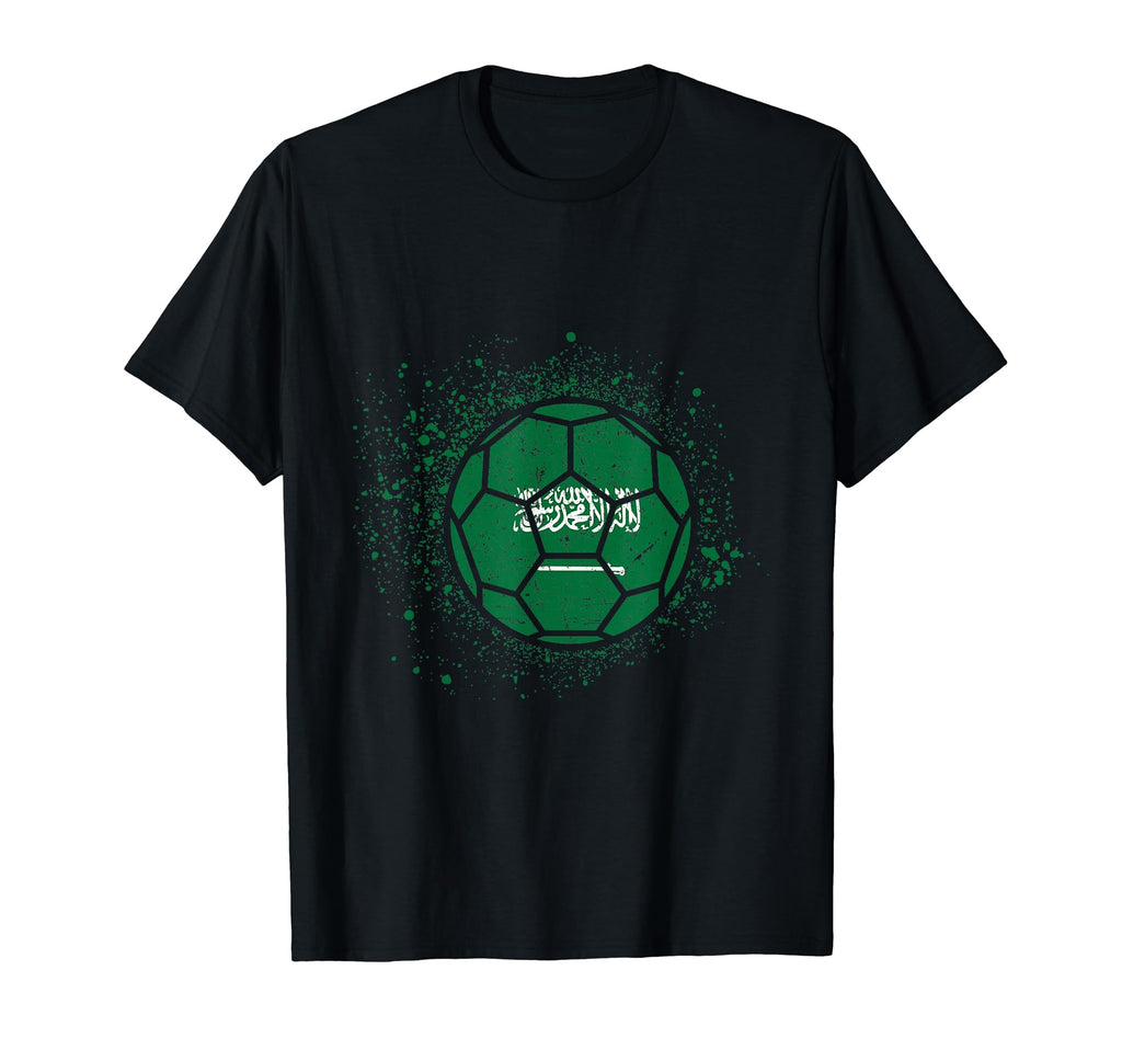 Saudi Arabia Fans Funny Flag World T-Shirt - Trendy Graphic for Adults