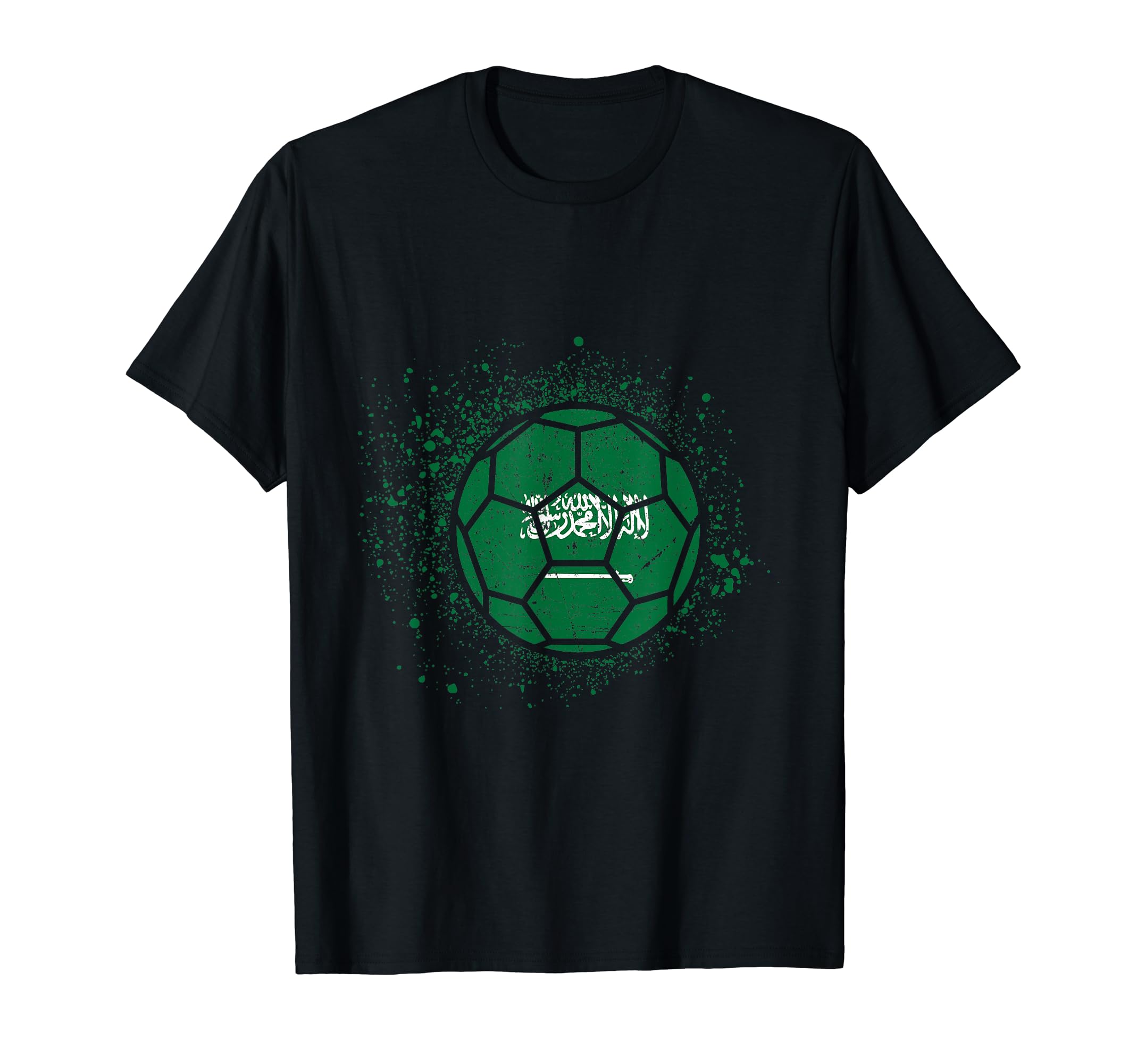Saudi Arabia Fans Funny Flag World T-Shirt - Trendy Graphic for Adults
