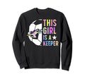 This Is Keeper Soccer Goalkeeper Sweatshirt - Trendy Graphic for Adults