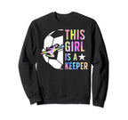 This Is Keeper Soccer Goalkeeper Sweatshirt - Trendy Graphic for Adults