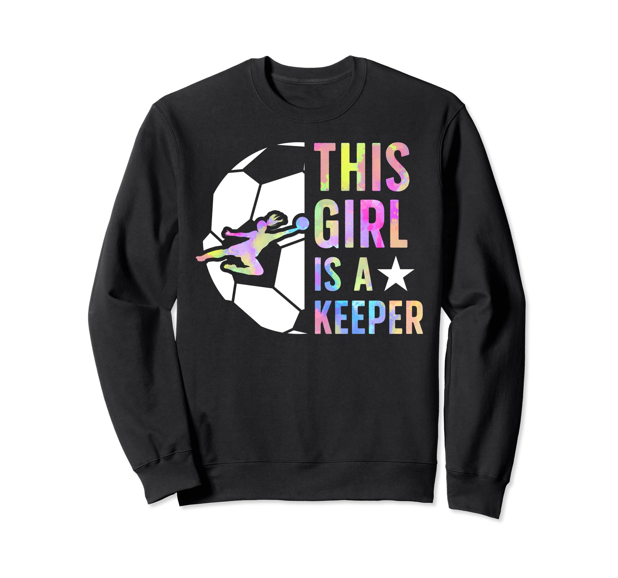 This Is Keeper Soccer Goalkeeper Sweatshirt - Trendy Graphic for Adults
