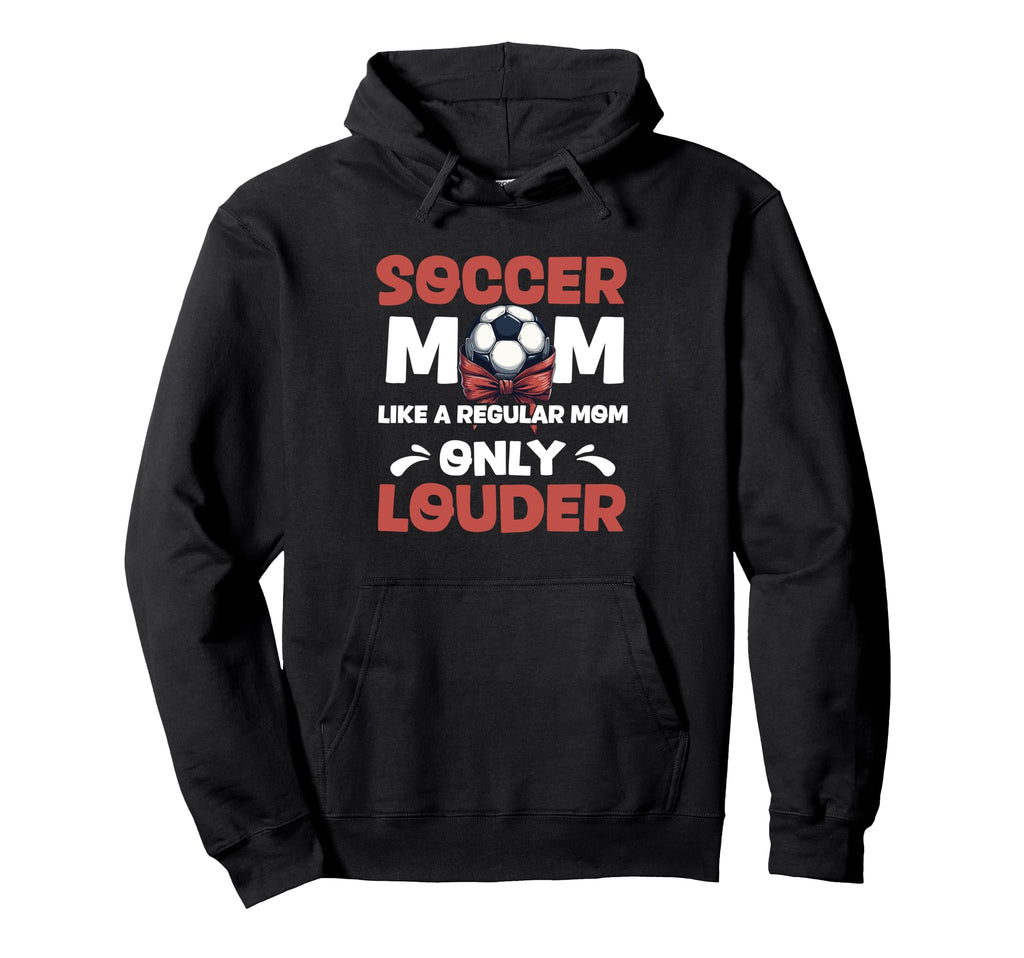 Soccer Mom Mommy Hoodie - Minimalist Print for Adults