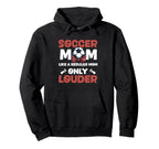 Soccer Mom Mommy Hoodie - Minimalist Print for Adults