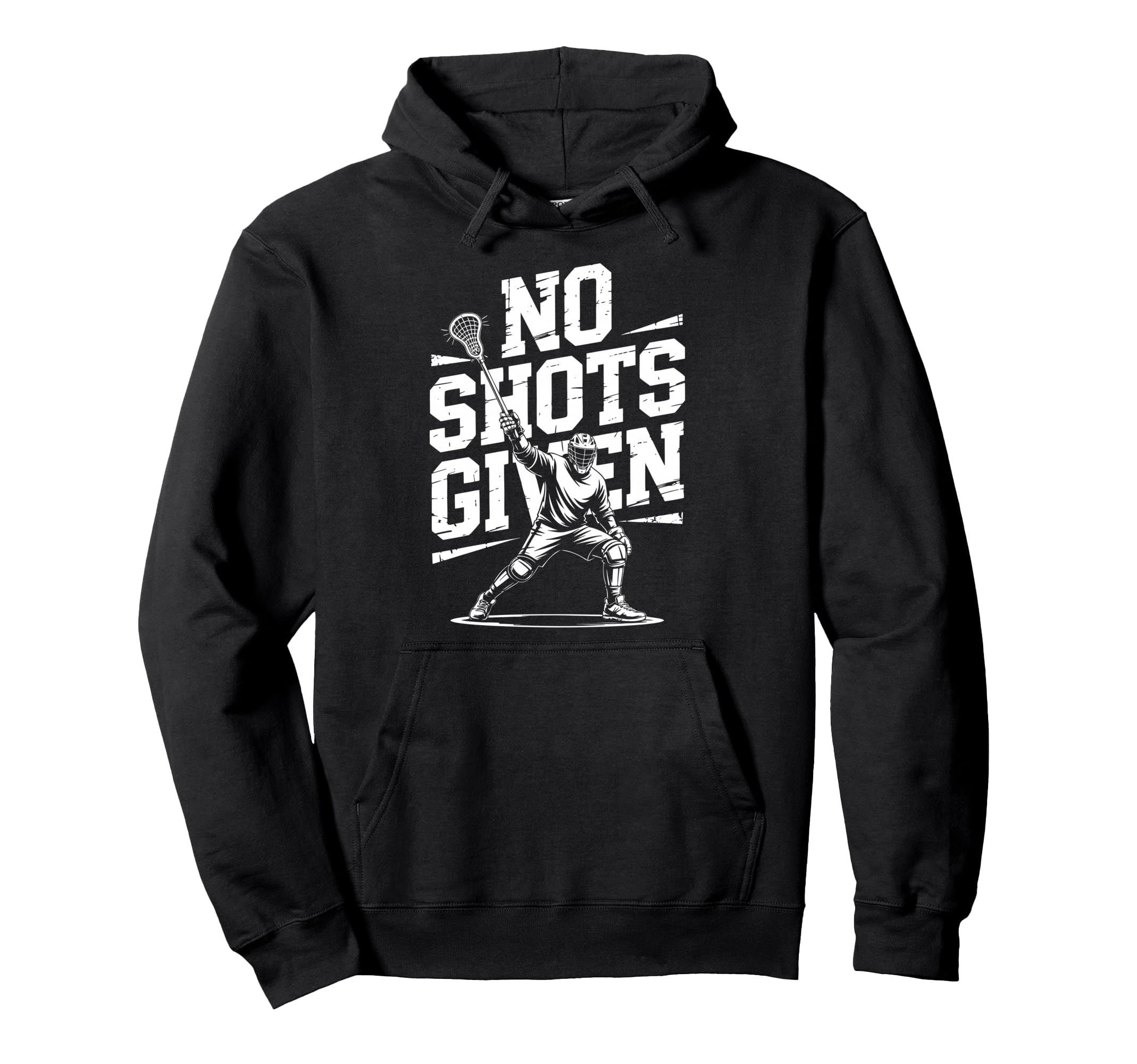 Lacrosse Goalie Defense Lax Goalkeeper Hoodie - Graphic Print Men Women