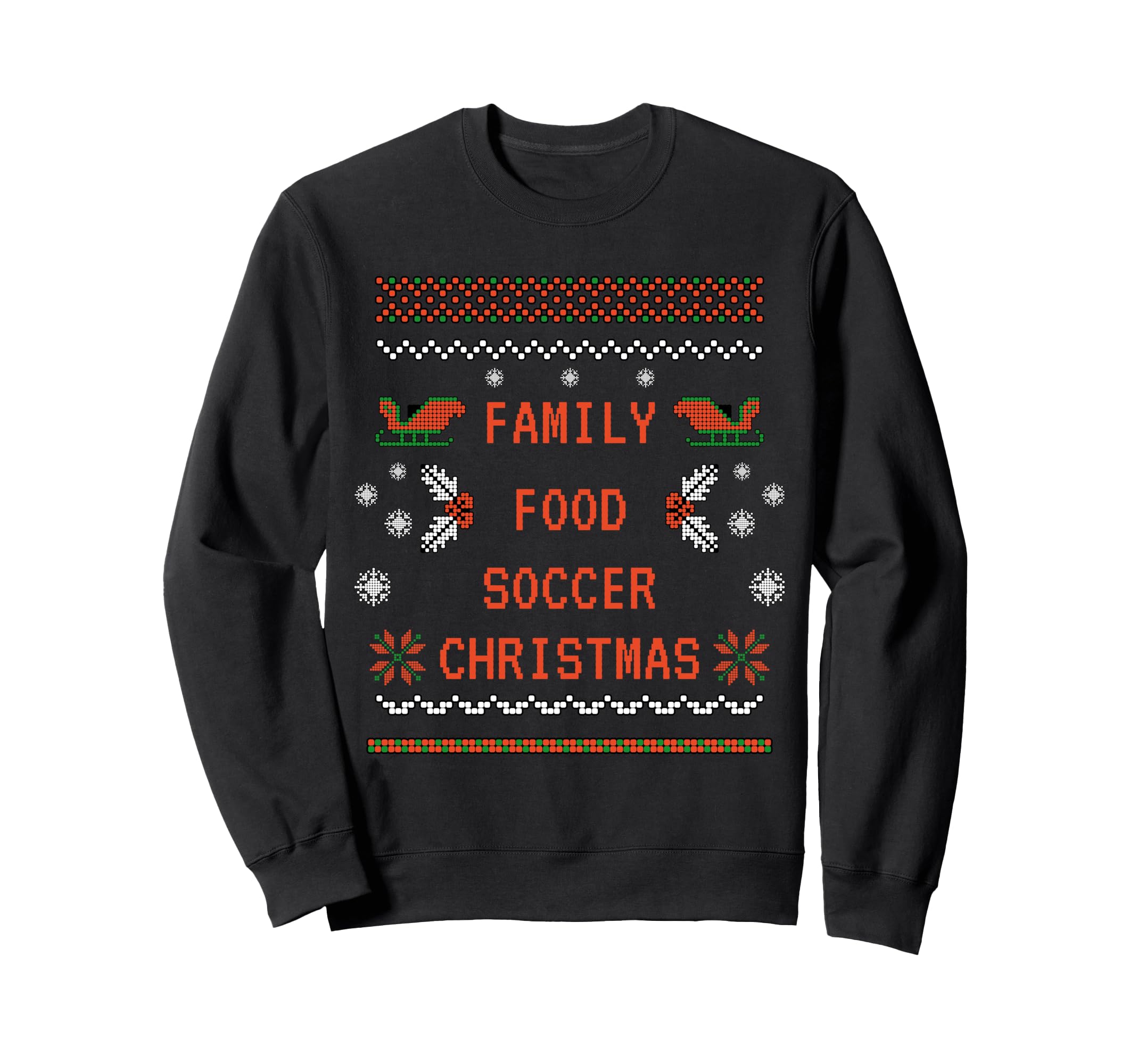 Family Food Soccer Sweatshirt - Custom Art Print Men Women
