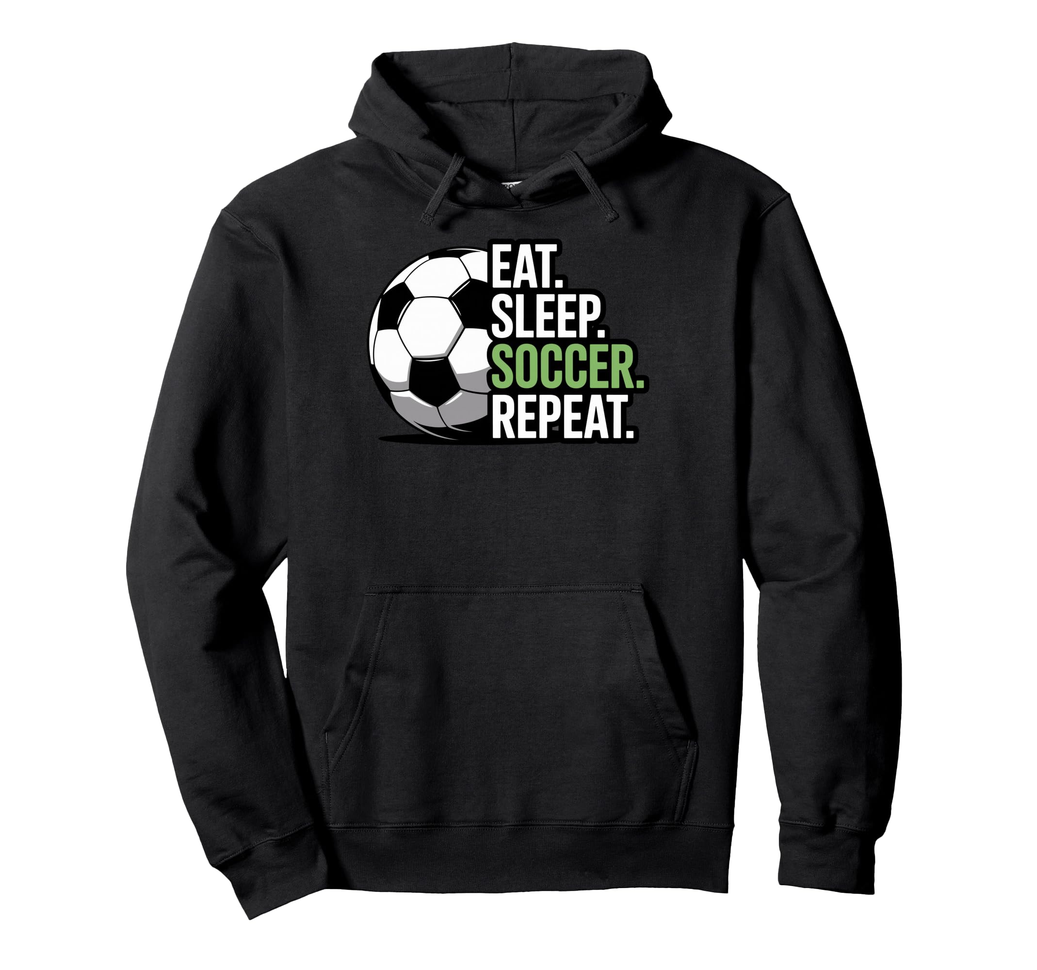 Eat Sleep Soccer Repet Goalie Player Hoodie - Streetwear Style Men Women