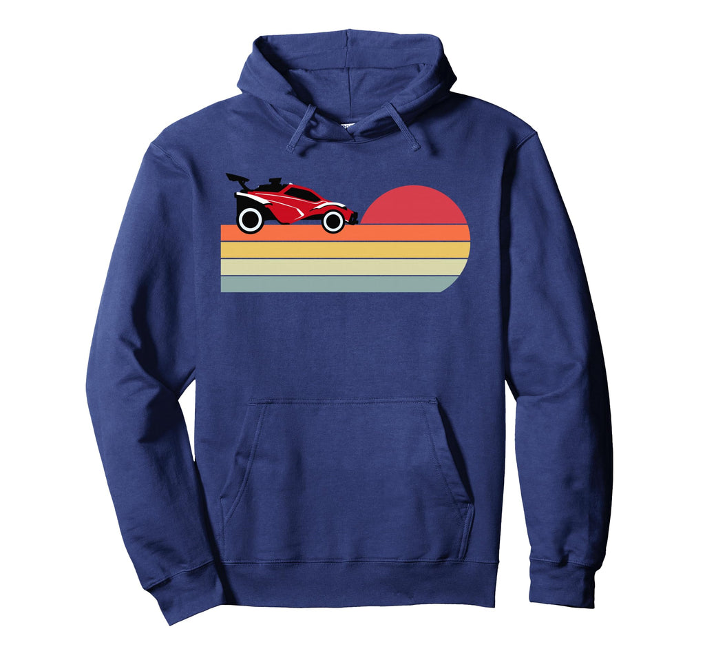 Octane Rocket Soccer Sunset Hoodie - Minimalist Print for Adults