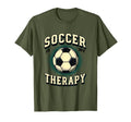 Soccer Is My Therapy Funny Soccer T-Shirt - Streetwear Style Unisex