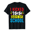I Kicked 100 Days School Soccer Player T-Shirt - Unique Graphic Unisex