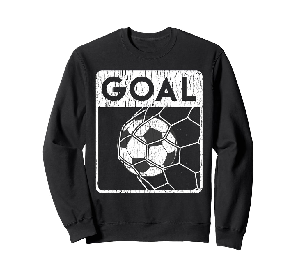 Soccer Ball Goal Funny Player Sports Sweatshirt - Graphic Print Unisex