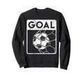 Soccer Ball Goal Funny Player Sports Sweatshirt - Graphic Print Unisex