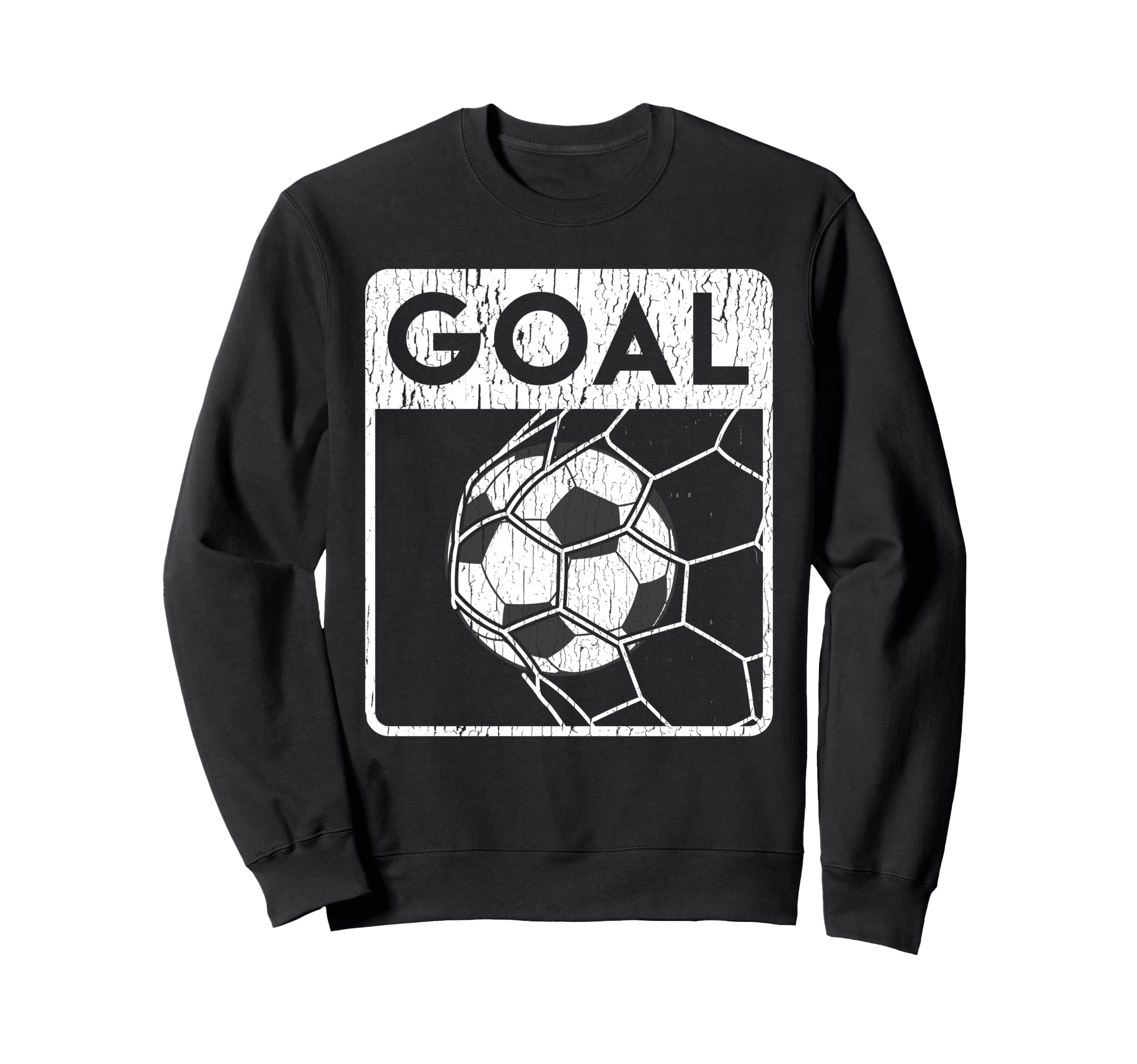 Soccer Ball Goal Funny Player Sports Sweatshirt - Graphic Print Unisex