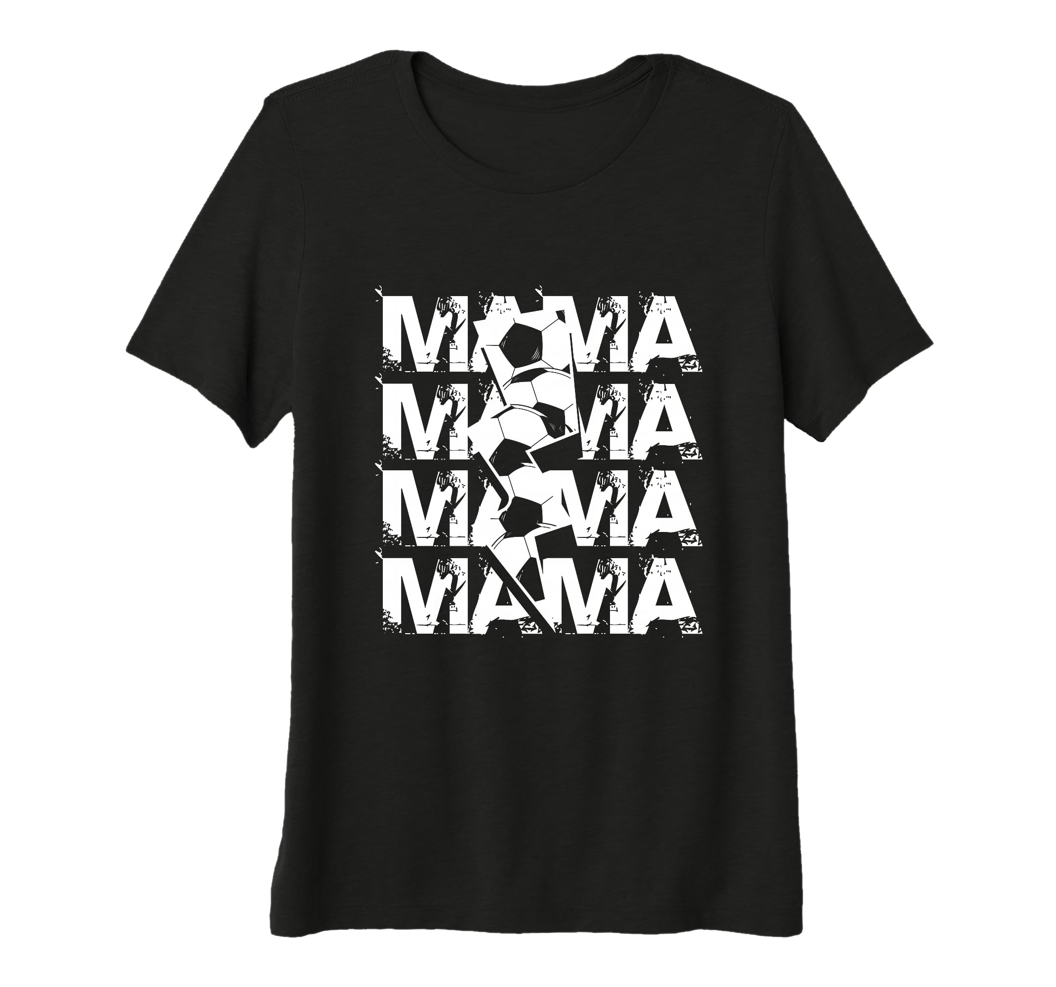Womens Soccer Mama Mothers Day Sport T-Shirt - Graphic Print Unisex