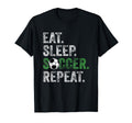 Eat Sleep Soccer Repeat Sport T-Shirt - Trendy Graphic Unisex