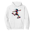 Female Footballer Soccer Player Football Hoodie - Graphic Print Unisex