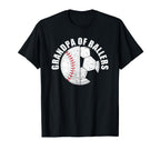 Grandpa Ballers Soccer Baseball T-Shirt - Aesthetic Graphic Men Women