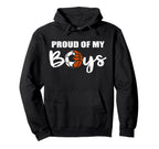 Proud My Funny Soccer Basketball Mom Hoodie - Streetwear Style Men Women