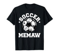 Soccer Memaw Soccer Ball T-Shirt - Casual Everyday Wear for Adults