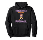 Play Soccer Motif Real Soccer Players Hoodie - Unique Graphic Men Women
