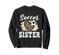 Soccer Sister Leopard Sport Sweatshirt - Casual Everyday Wear Men Women