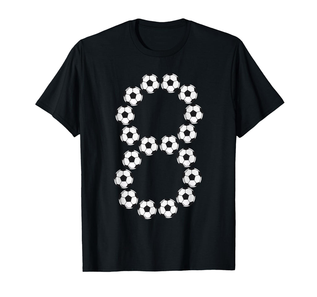 8 Year Old Birthday Funny Soccer Player T-Shirt - Trendy Graphic for Adults