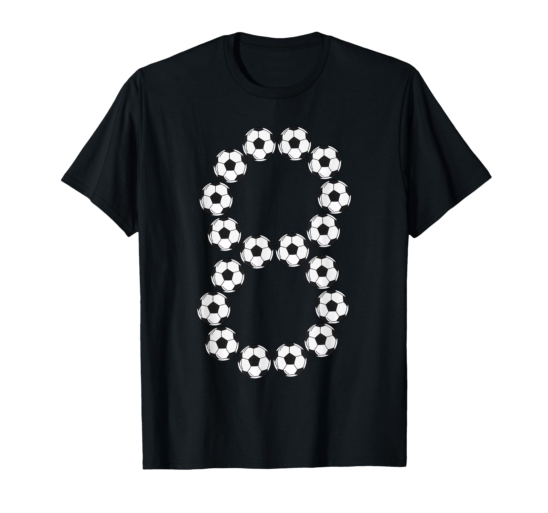 8 Year Old Birthday Funny Soccer Player T-Shirt - Trendy Graphic for Adults