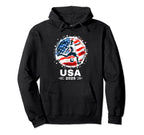 American Flag Soccer Soccer 2025 Hoodie - Streetwear Style Men Women