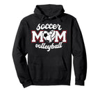 Soccer Volleyball Mom Ballers Volleyball Hoodie - Graphic Print Unisex