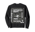 Soccer Mom Traits Best Words Describe Sweatshirt - Trendy Graphic Unisex
