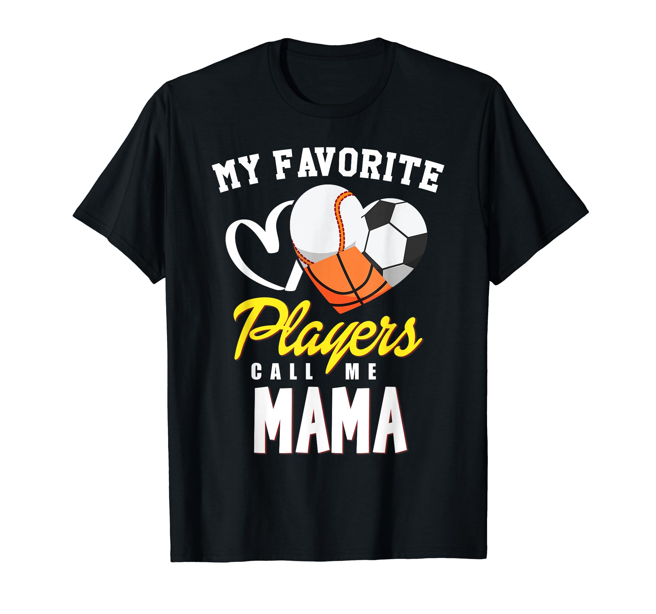 My Favorite Players Baseball Soccer T-Shirt - Minimalist Print Unisex