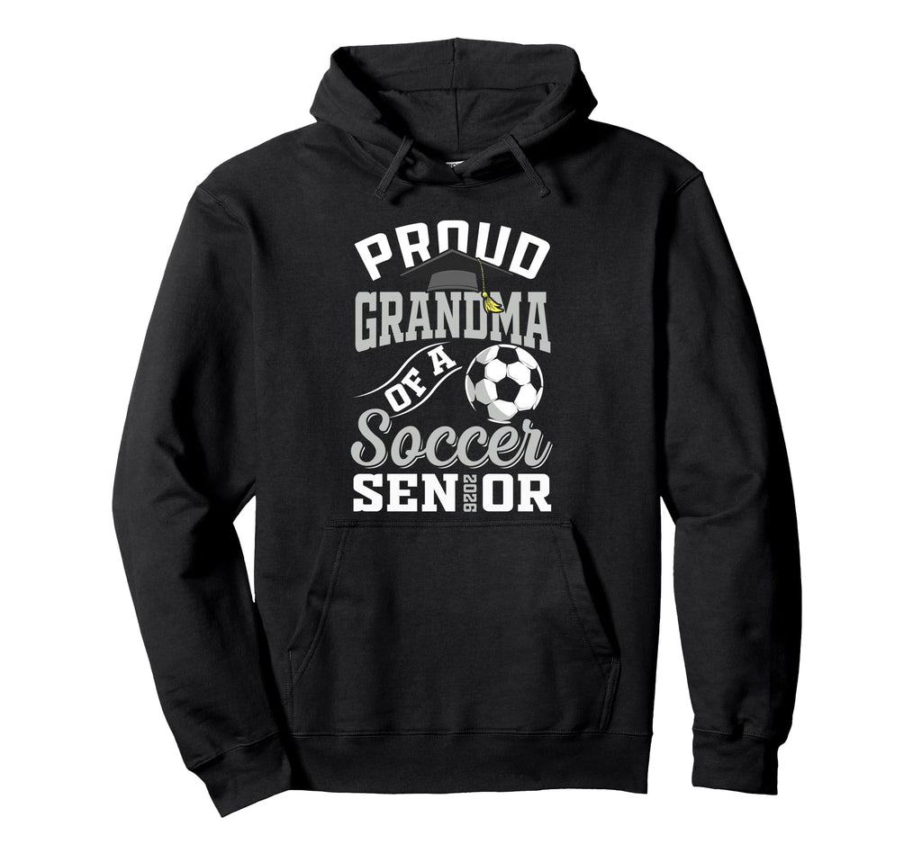 Proud Grandma Soccer Senior Class Hoodie - Aesthetic Graphic for Adults