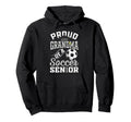 Proud Grandma Soccer Senior Class Hoodie - Aesthetic Graphic for Adults