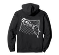 Skeleton Goalkeeper Soccer Goalie Hoodie - Fun Novelty Design for Adults