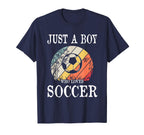 Just Who Loves Soccer T-Shirt - Fun Novelty Design Men Women
