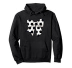Soccer Coquette Hoodie - Fun Novelty Design for Adults