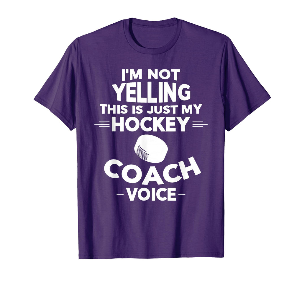 Im Not Yelling This Is Just My Hockey T-Shirt - Trendy Graphic Unisex