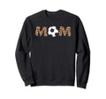 Soccer Ball Mom Leopard Sweatshirt - Custom Art Print Unisex