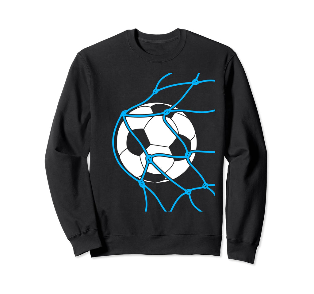 Soccer Ball Goal Funny Player Sweatshirt - Minimalist Print Men Women