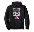 Soccer Princess Wears Cleats Football Hoodie - Unique Graphic for Adults