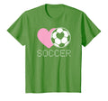Soccer Lover Heart And Ball T-Shirt - Graphic Print for Adults
