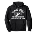 Funny Soccer Goalie Uncle Soccer Keeper Hoodie - Trendy Graphic for Adults