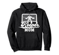 Ice Hockey Keeper Mom Ice Hockey Hoodie - Aesthetic Graphic for Adults