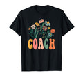 Groovy Floral Coach Wildflower Tees T-Shirt - Custom Art Print for Adults