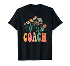 Groovy Floral Coach Wildflower Tees T-Shirt - Custom Art Print for Adults