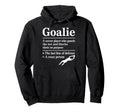 Goalie Soccer Player Who Guards Net And Hoodie - Graphic Print Men Women
