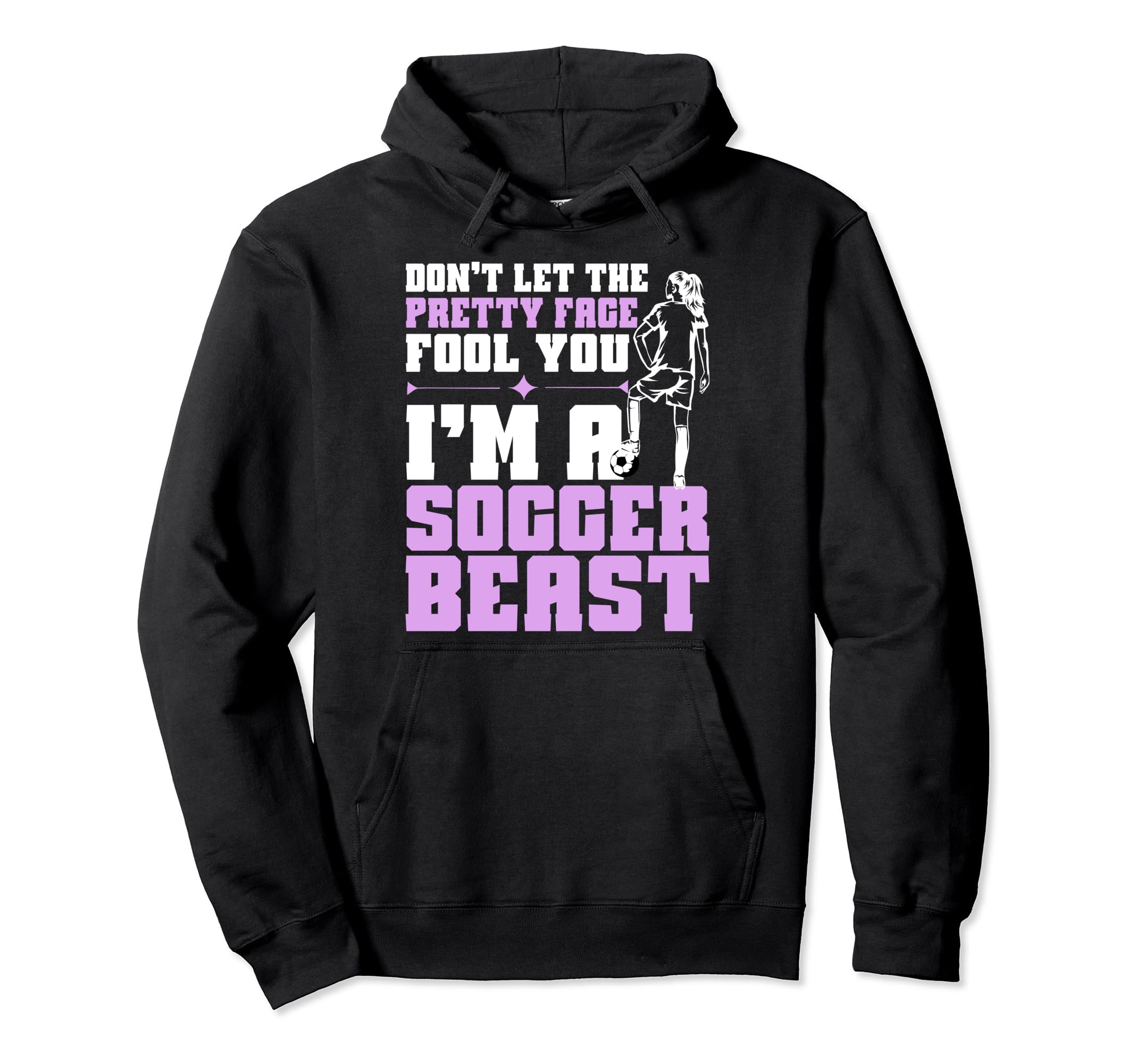 Funny Soccer Soccer Players Teens Hoodie - Graphic Print Men Women