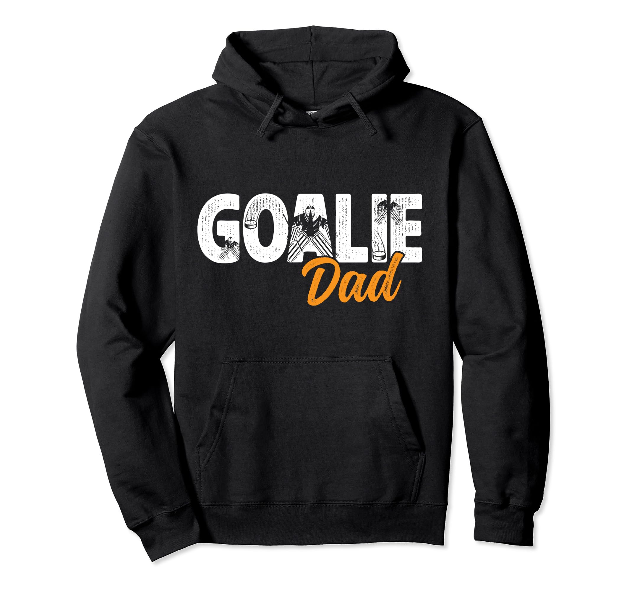 Ice Hockey Goalie Dad Hockey Hoodie - Streetwear Style Men Women