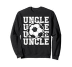 Soccer Uncle Cracked Wall Family Sweatshirt - Aesthetic Graphic for Adults