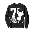 Soccer 7 Years Awesome Soccer Sweatshirt - Unique Graphic Men Women